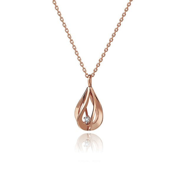 [Golden dew] 韓国☆18K Gold☆Happy heart 3 Necklace Golden dew] 韓国☆18K Gold☆HAPPY DEW 3 Necklace (GOLDEN DEW