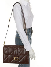 Load image into Gallery viewer, Coach Tabby 35 Quilted Glazed Leather Chain Crossbody Bag