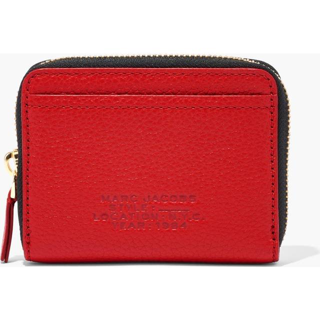 Marc Jacobs The Leather Zip Around Wallet True Red Lotte Duty Free Guam Pay and Pick Up Point Shopping Service