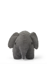 Load image into Gallery viewer, BON TON TOYS ELEPHANT ECO CORDUROY GREY 23 CM - 9 INCH
