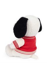 Load image into Gallery viewer, BON TON TOYS Snoopy Sitting with Varsity Jacket Cream 25 cm-10 inch
