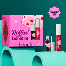Load image into Gallery viewer, BENEFIT Rollin’ With Benetint 3-Piece Lip & Cheek Gift Set