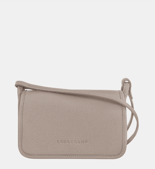 LONGCHAMP LE FOULONNÉ XS CLUTCH Turtledove - Leather