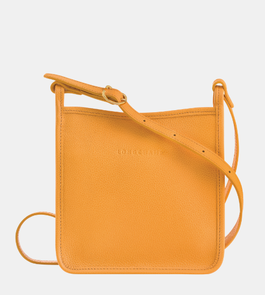 LONGCHAMP LE FOULONNÉ S CROSSBODY BAG Apricot - Leather