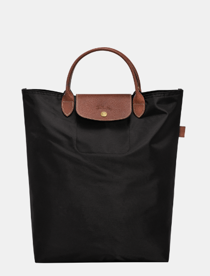 LONGCHAMP LE PLIAGE M TOTE BAG Black - Canvas