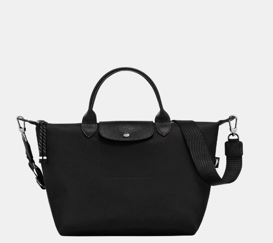 LONGCHAMP LE PLIAGE ENERGY L HANDBAG Black - Recycled Canvas