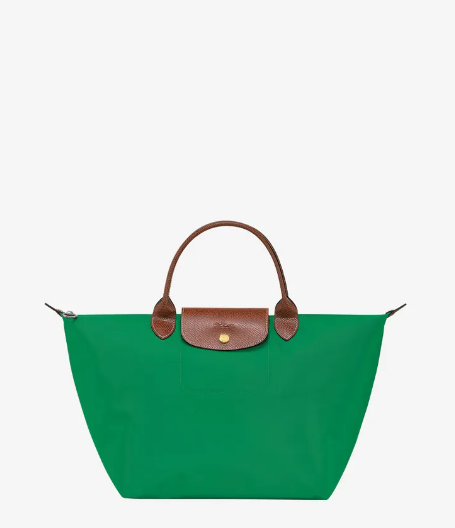 LONGCHAMP   LE PLIAGE ORIGINAL TOP HANDLE BAG GREEN