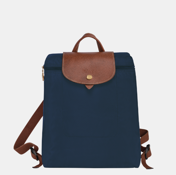 LONGCHAMP LE PLIAGE ORIGINAL M BACKPACK Navy - Recycled Canvas