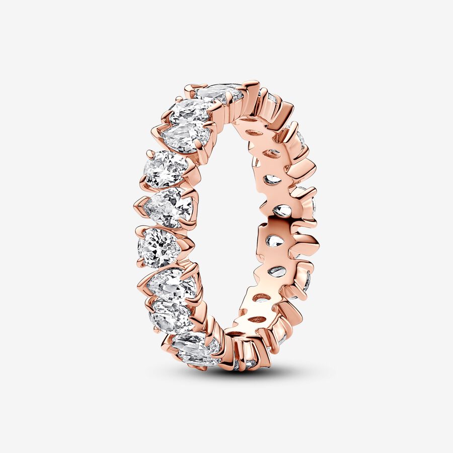 PANDORA Alternating Sparkling Band Ring