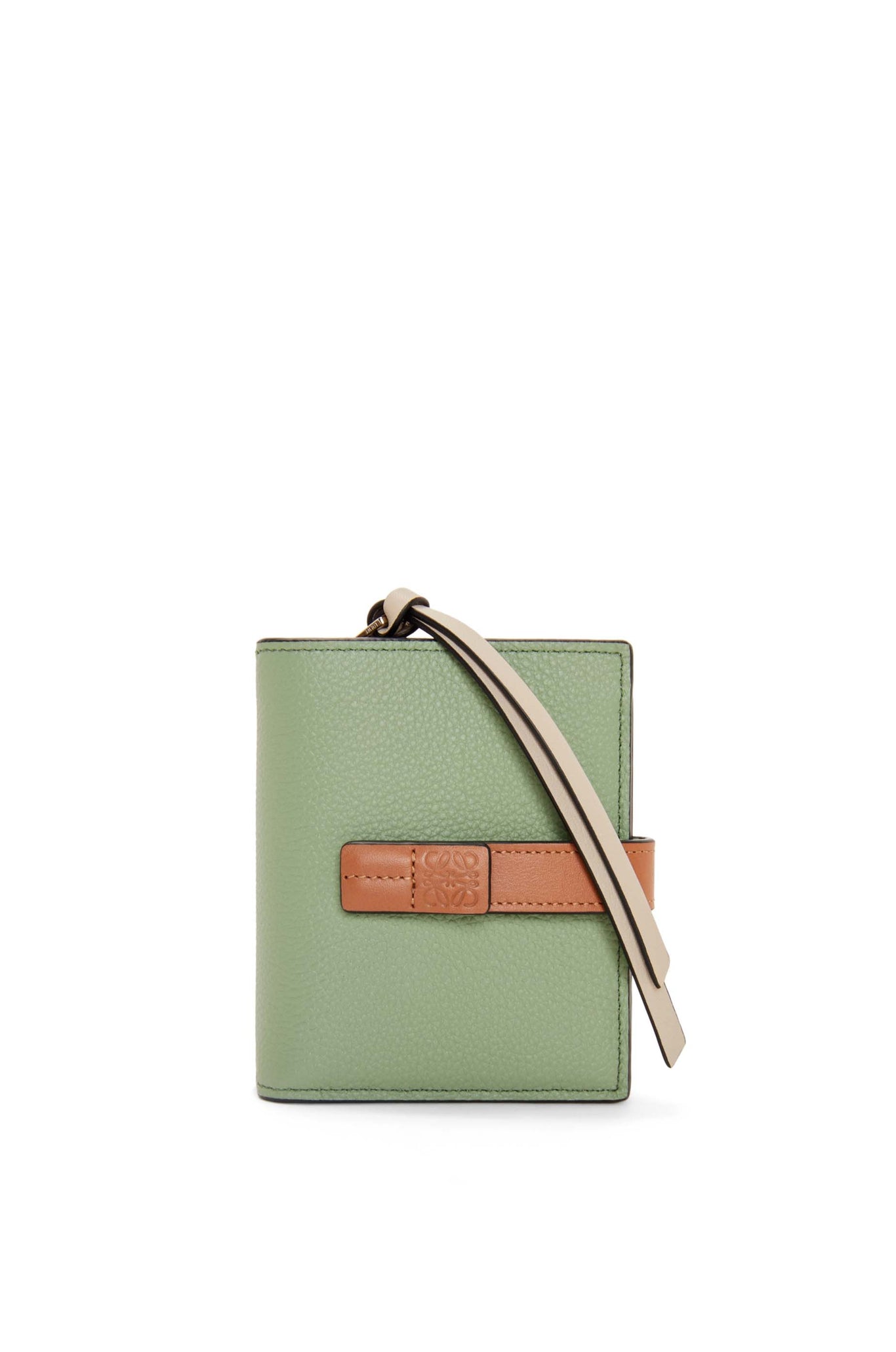 LOEWE Compact zip wallet in soft grained calfskin