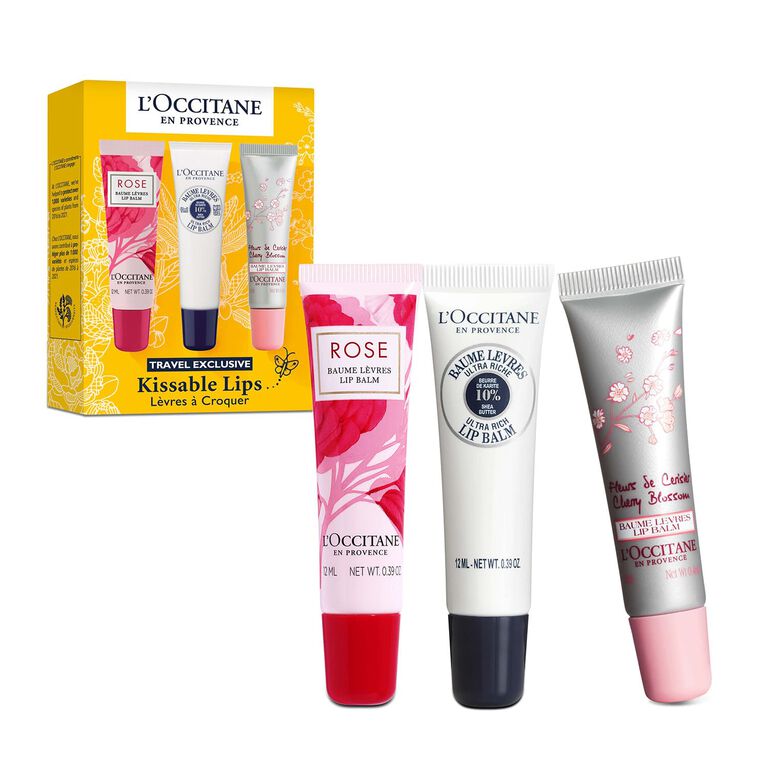 L'OCCITANE Kissable Lips 3 x 12ML