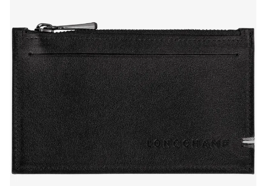 LONGCHAMP   LONGCHAMP SUR SEINE COIN PURSE BLACK