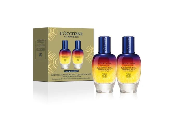 L'OCCITANE IMMORTELLE OVERNIGHT RESET OIL-IN-SERUM DUO 50ML