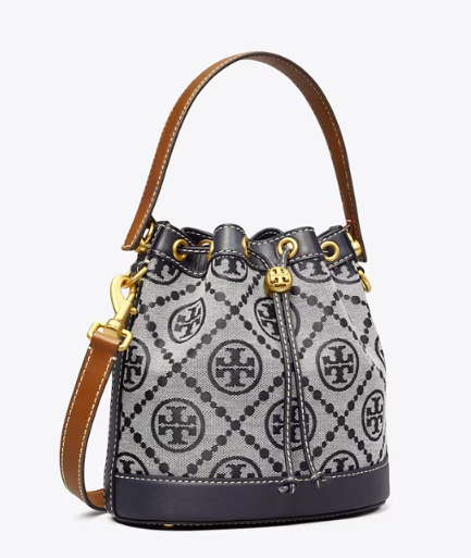 Tory Burch T MONOGRAM BUCKET BAG