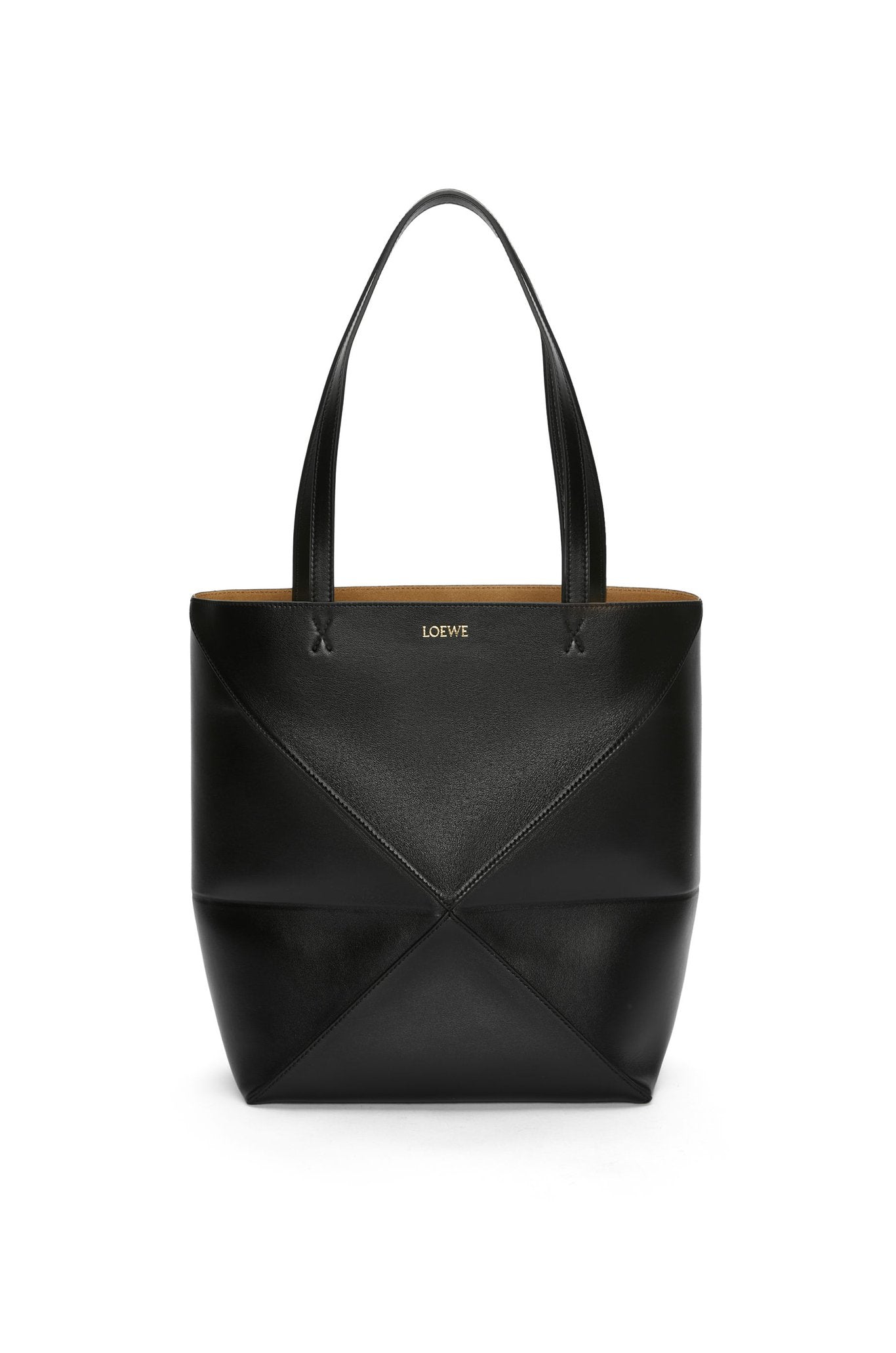 LOEWE Puzzle Fold Tote in shiny calfskin