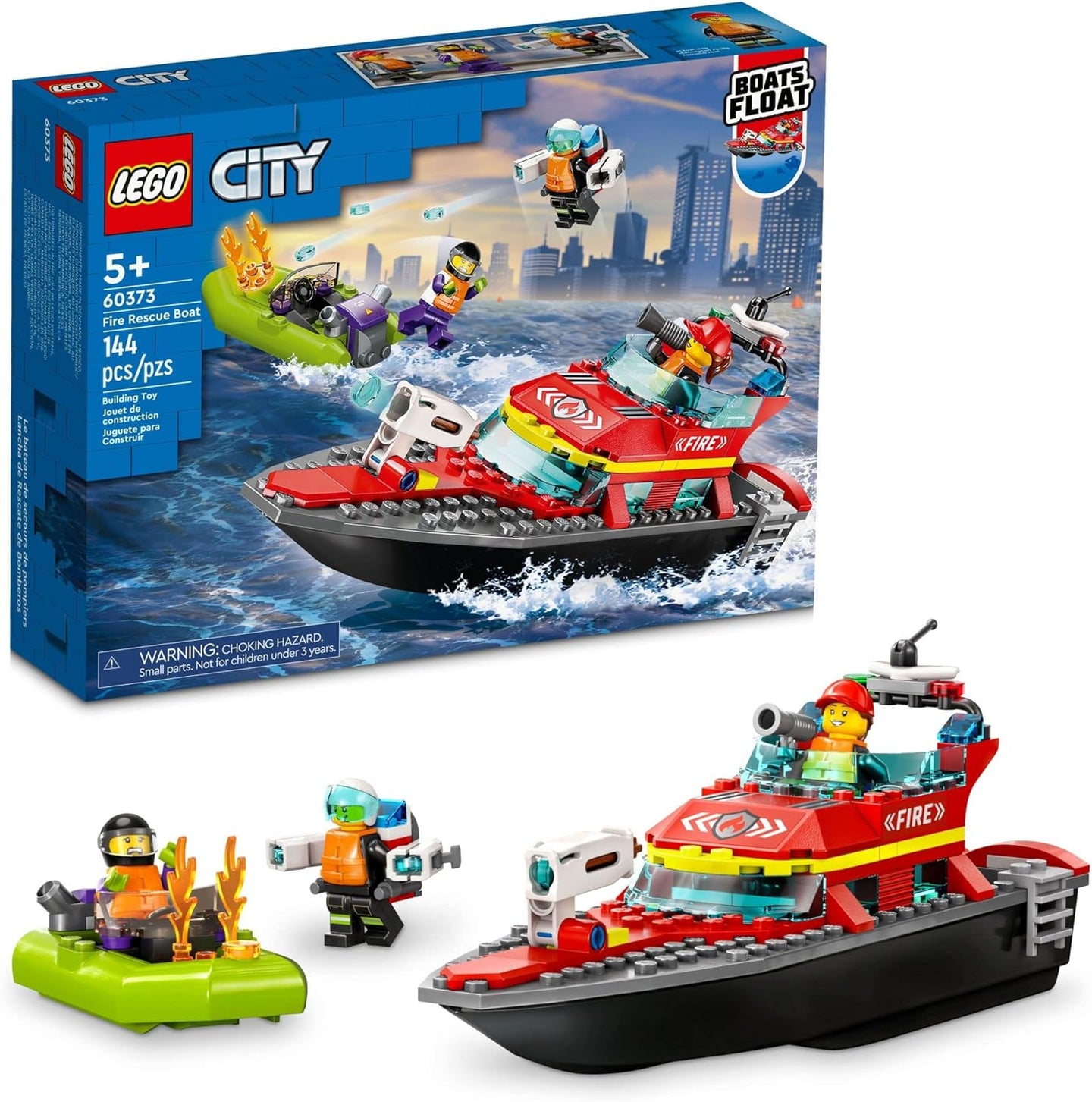 LEGO FIRE RESCUE BOAT