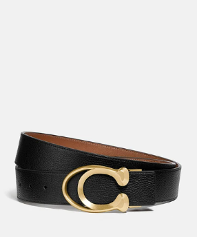 COACH Signature Buckle Belt, 38Mm