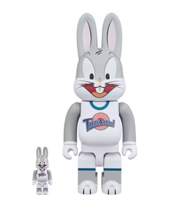 BE@RBRICK Space Jam Rabbrick Bugs Bunny 100% & 400% Set