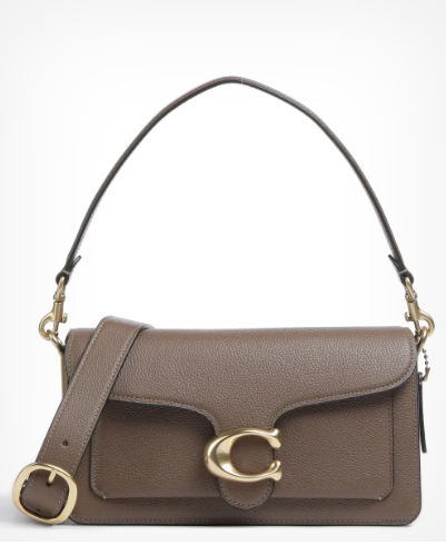 COACH Tabby 26 Shoulder bag grained leather brown