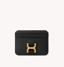 Chloe Marcie card holder in grained leather