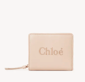 Chloe Sense compact wallet in soft leather