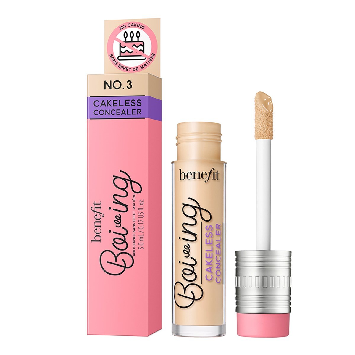 Benefit Boi-ing Cakeless Full Coverage Liquid Concealer 3 Light Neutral 5ml