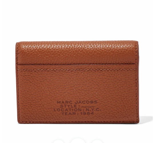 Marc Jacobs The Leather Small Bifold Wallet Argan Oil