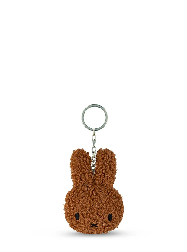 MIFFY FLAT KEYCHAIN ECO TINY TEDDY CINNAMON 10 CM - 4 INCH