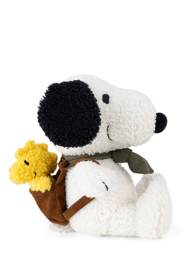 BON TON TOYS Snoopy with Woodstock in Backpack Cream 20 cm - 8 inch