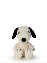 Load image into Gallery viewer, BON TON TOYS SNOOPY SITTING CORDUROY CREAM 12 CM-5 INCH
