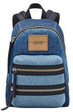 Load image into Gallery viewer, Marc Jacobs The Biker Colorblock Denim Backpack
