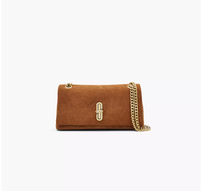 MARC JACOBS Suede Dual Chain Mini Bag