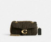 Load image into Gallery viewer, Coach Tabby Quilted Suede Shoulder Bag
