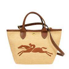 LONGCHAMP Basket bag Brown - Canvas