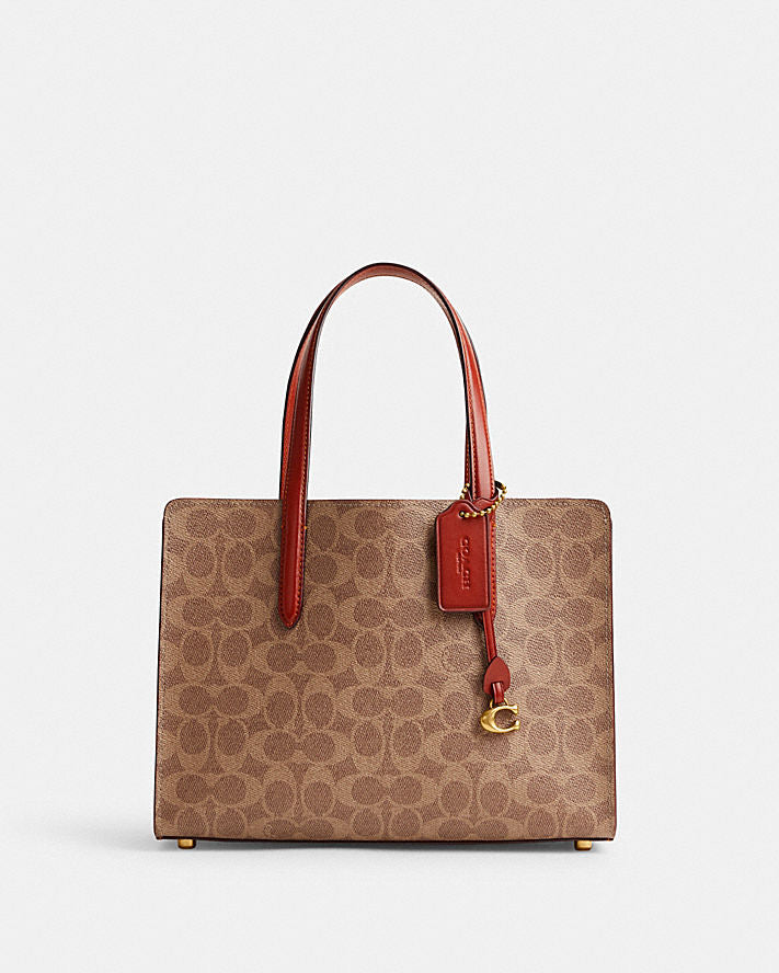 COACH CARTER CARRYALL 28 IN SIGNATURE CANVAS