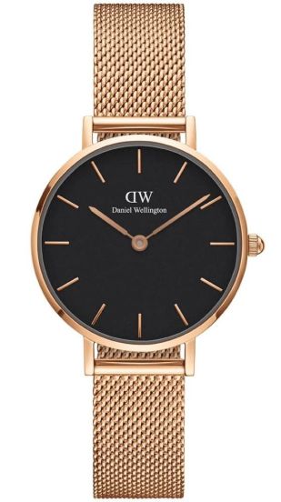 Daniel Wellington Classic Petite 32mm Melrose Black & Classic Cuff Small DW00500001