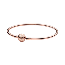 Load image into Gallery viewer, PANDORA Moments Bangle Rose Gold Plated 587132
