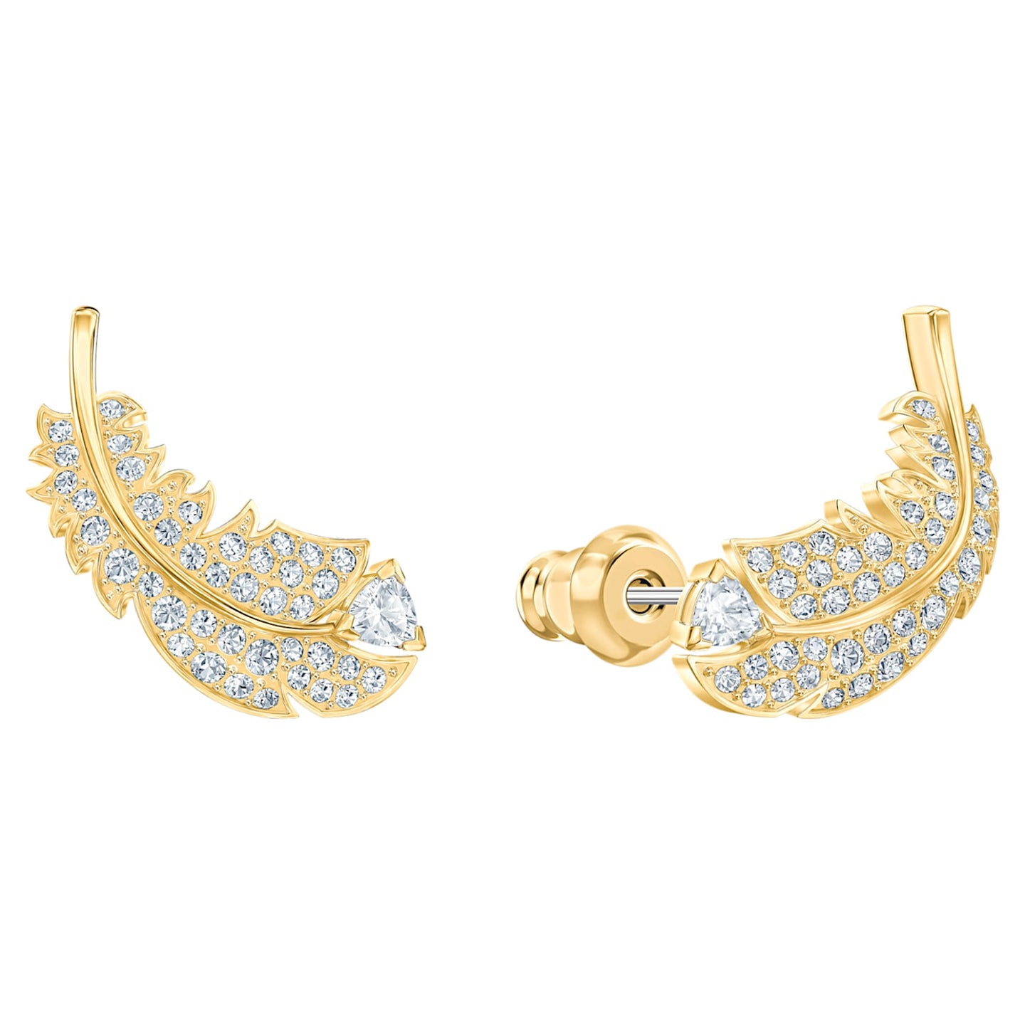 SWAROVSKI Nice White Gold-tone Stud Pierced Earrings 5505623