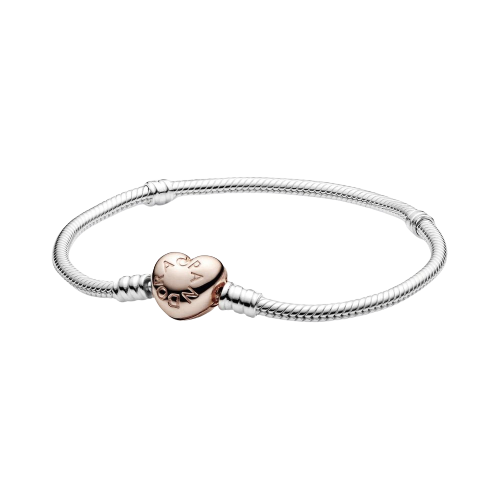 PANDORA Rose Heart Clasp Bracelet 580719